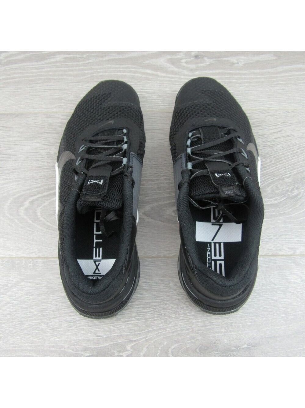 Nike Metcon 7 Gym Training Shoes Womens Size 9 Black White NEW - Picture 7 of 10